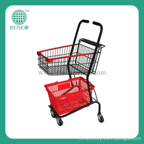 High Quailty Basket Holder Trolley (JS-TBT06)